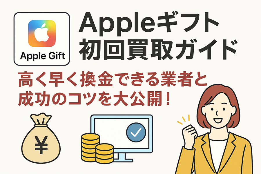 Appleギフト初回買取ガイド｜高く早く換金できる業者と成功のコツを大公開！
